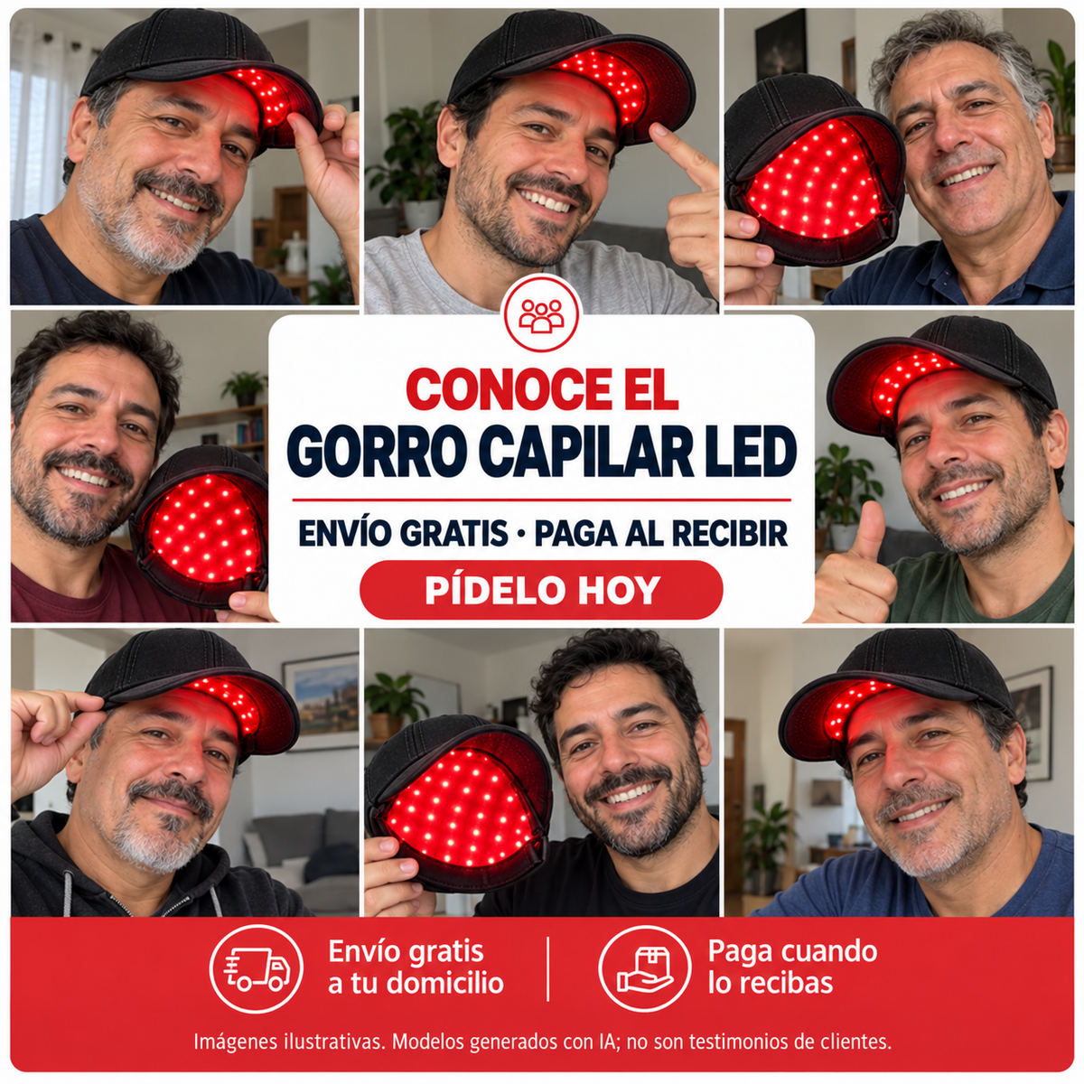 Gorro Capilar LED | Cuida tu cabello desde la raíz