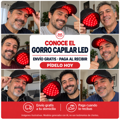 Gorro Capilar LED | Cuida tu cabello desde la raíz